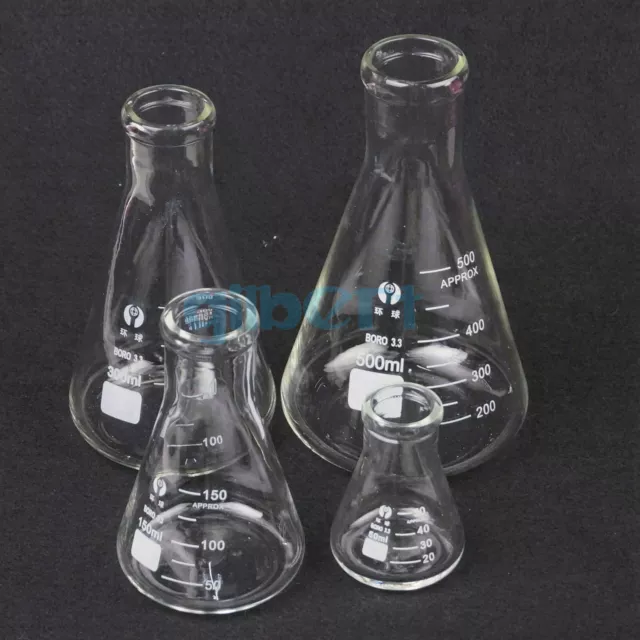 Conical Erlenmeyer Flask 50-5000ML G3.3 Borosilicate Glass Lab Supplies