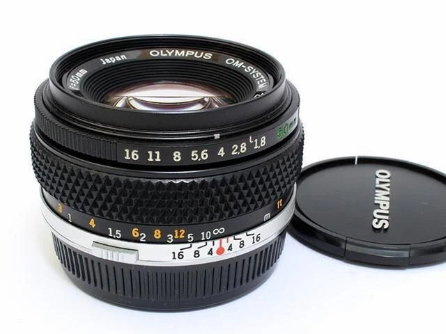 Olympus OM Zuiko MC Auto-S 50mm F1.8 Standard Prime Objectif Excellent Japon F/