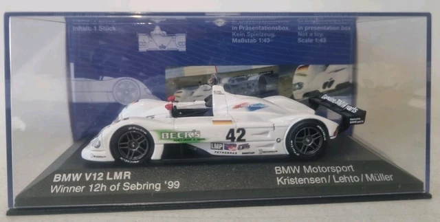 Minichamps SB 1/43 - BMW V12 LMR Winner Sebring 1999 N°42