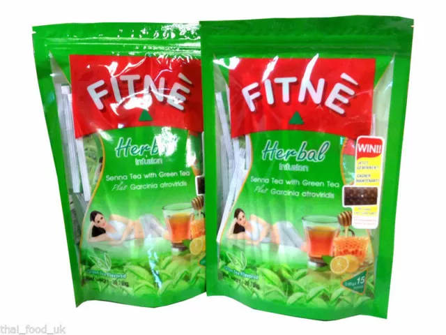 FITNE HERBAL INFUSION 2X15 Bags Green TEA FLAVOUR SLIMMING *** cheapest on ebay