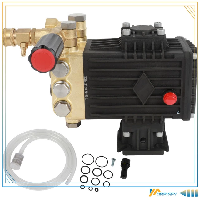 Pompa Sostitutiva Idropulitrice 3000 PSI/200 Bar - Testa Alluminio, Modello PA000-PW28/2.5 - Foto 2