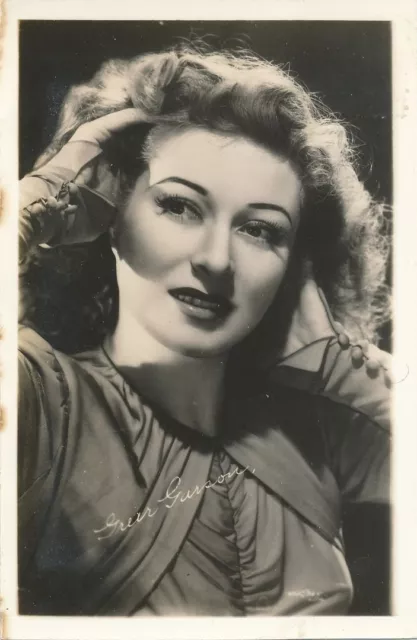 Greer Garson Real Photo Postcard rppc - British-American Film Actress and Singer