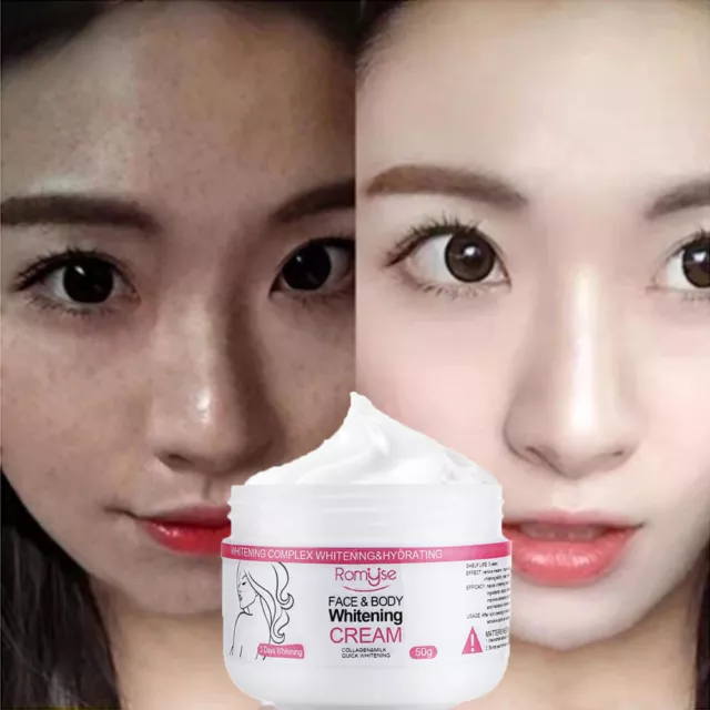Bleaching Cream Women Men Skin Whitening Lightening For Neck Armpit Knees Elbows
