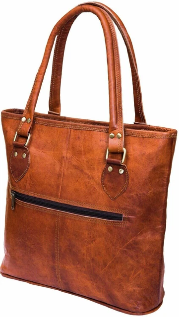 Femmes Sac Fourre-Tout Porte-Monnaie Travail Voyage Shopping Épaule Cuir Vintage