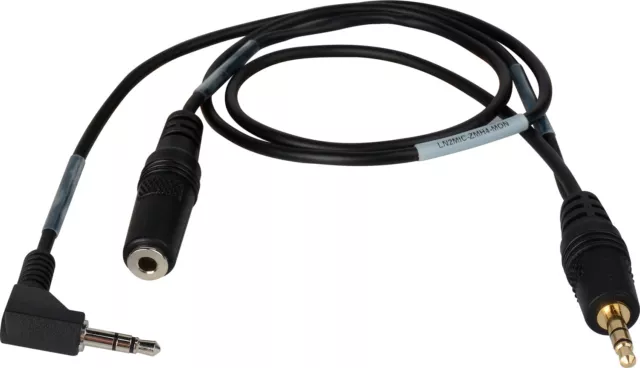 Sescom LN2MIC-ZMH4-MON Cable, line to Mic for Zoom H4N with monitoring jack 4027