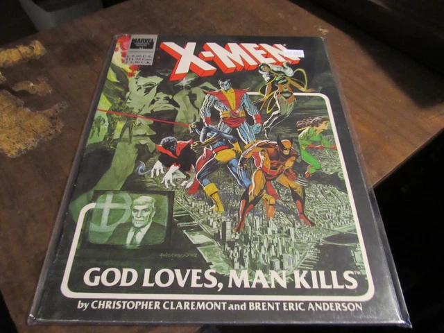 X-Men God Loves Man Kills Marvel Vintage Graphic Novel TPB Comic Book