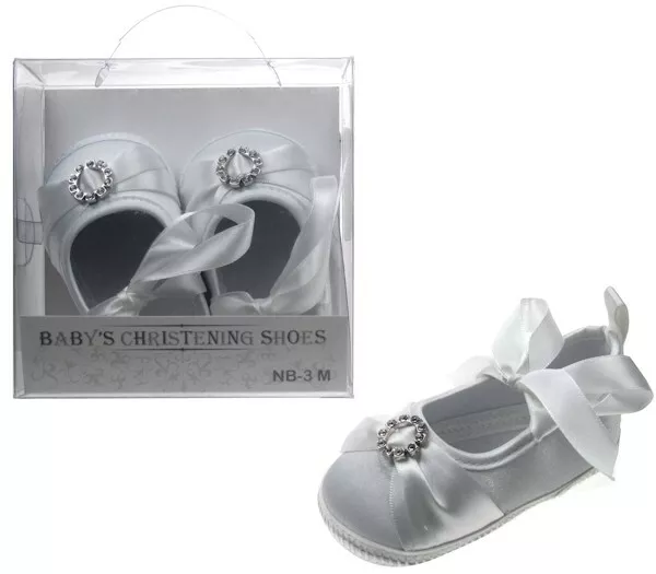 Chaussures ballerines bébé fille mariage baptême cérémonie NEUF 0-3mois poupées