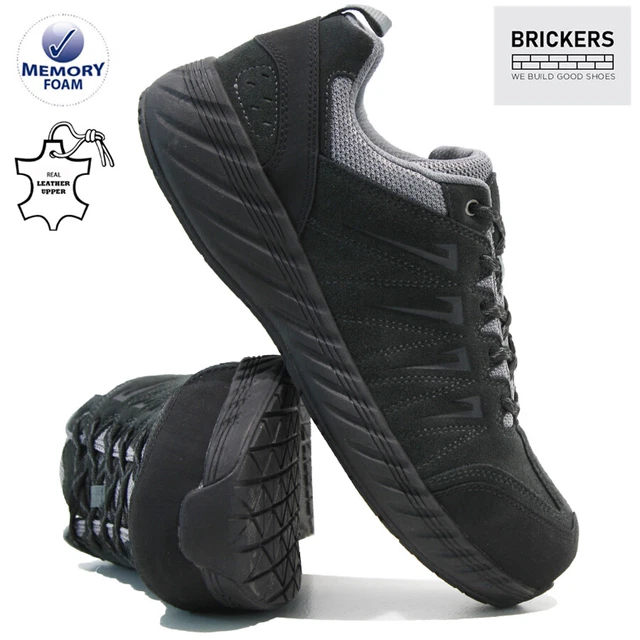 Mens Memory Foam Steel Toe Cap Safety Trainers Ankle Work Hiker Shoes Boots Size