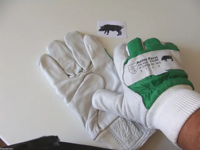 Keiler Forst Handschuhe, Handschuhe für Brennholz - Größen 9; 10,5; 12 2