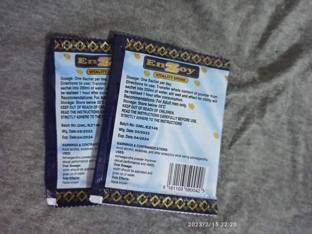 EnZoy Vitality, 30 sachets de 10 gr- Péremption 04/2024) envoi par mondial relay 3