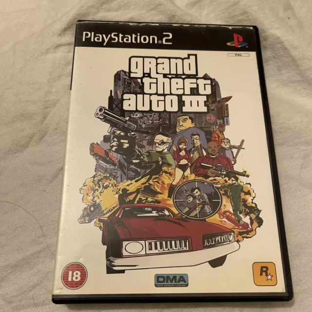 Grand Theft Auto 3/GTA III - PS2 - Missing Map - PAL *Free UK Postage*
