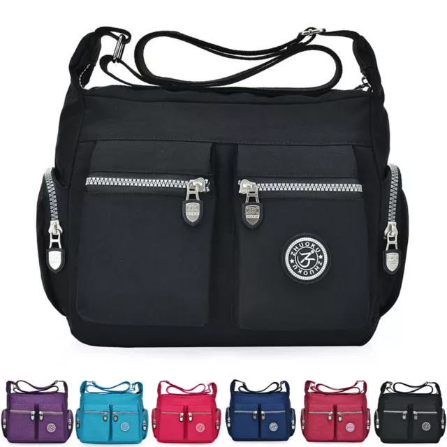 Women Travel Multi Pocket Shoulder Bag Crossbody Handbag Messenger Fashion New
