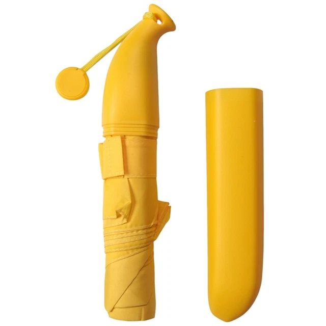 Umbrella banana folding umbrella banana umbrella yellow W4G9