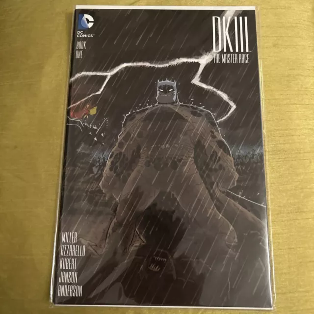 Dc Dark Knight Iii Master Race #1 Book One Graham Crackers Variant Darwyn Cooke