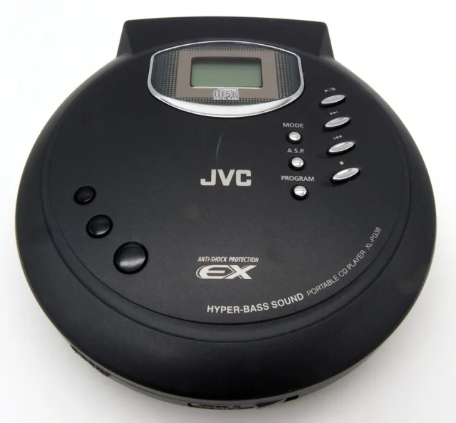 JVC Portable CD Player XL-P20 Hyper-Bass Sound for parts (see descript)