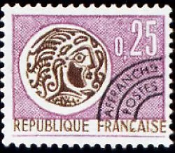 FRANCE PREOBLITERE TIMBRE STAMP N°126 " MONNAIE GAULOISE 25c " NEUF (x) TB