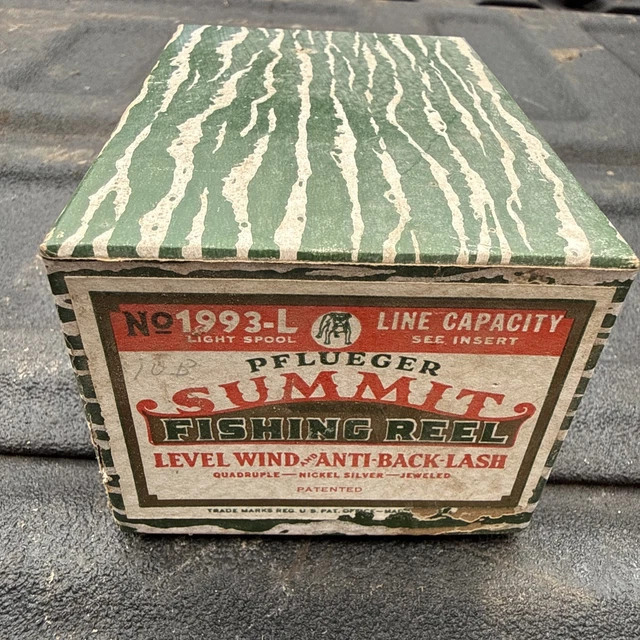 Pflueger Reels Pflueger Summit 1993l History PFLUEGER SUMMIT 1993L