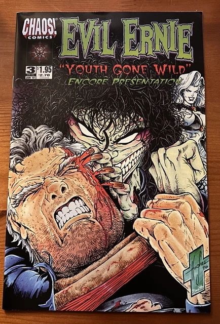 🔥Evil Ernie: Youth Gone Wild #3 Encore 1996 Chaos! comics High Grade Lady Death