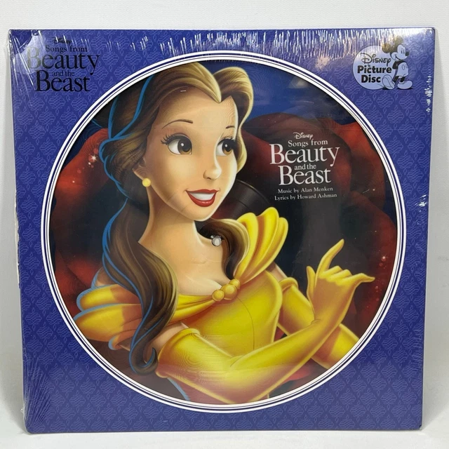 DISNEY BEAUTY AND THE BEAST Movie Soundtrack PICTURE DISC VINYL Brand