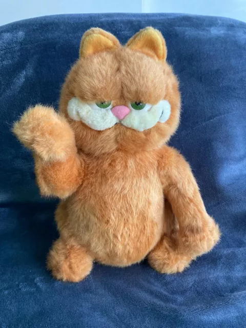 Garfield The Movie peluche giocattolo morbido 13" gatto 2004 cavallo verde giocattoli orsacchiotto