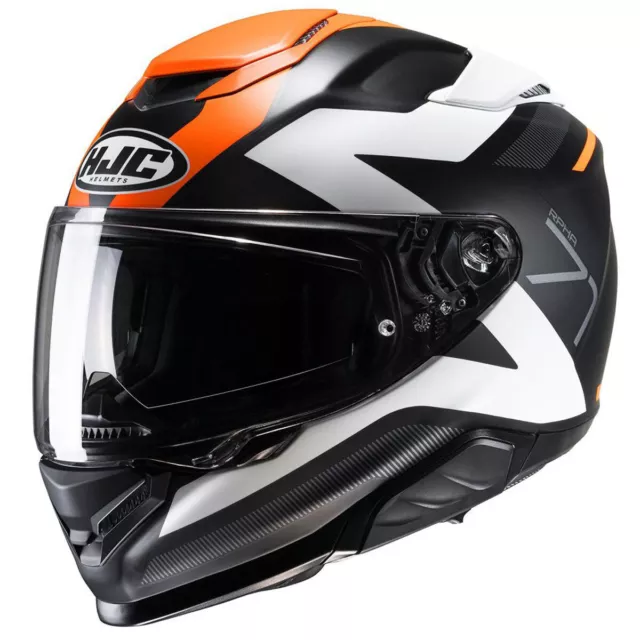 HJC RPHA 71 Pinna MC7SF Orange / Black Motorbike Motorcycle Helmet