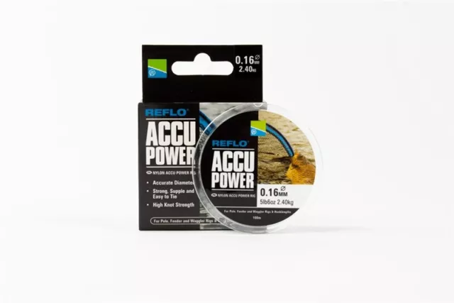 Preston Innovations Reflo Accu Power Rig Mono Match Coarse Fishing All Diameters