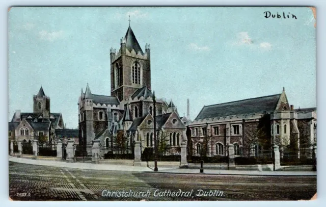 Christchurch Cathedral DUBLIN Ireland Postcard