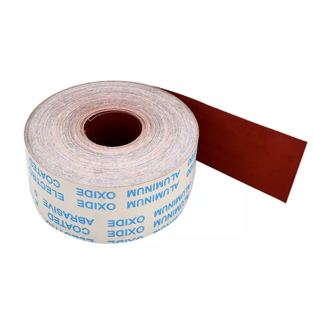 Aluminium Oxide Sanding Roll 80 120 240 400 600 800 Grit Anti Clog Sandpaper