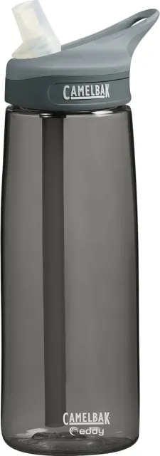 Camelbak Eddy 0.75l Water Bottle Drinks Bottle Charcoal. Spill Proof. BPA Free.