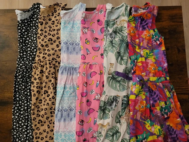 Girls Age 6-7 Years Summer Dress Bundle