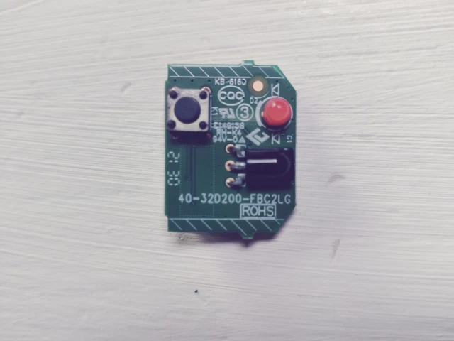 Carte De Bouton D'alimentation Et Capteur IR Pour TV LG 49LF6300-UA – Neuve