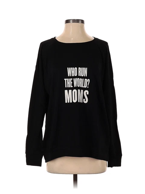 EMI JAY Women Black Long Sleeve T-Shirt S