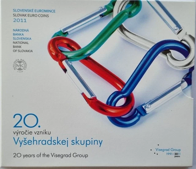 ~ Slowakei  Euro original KMS Visegrad 2011 Stgl.