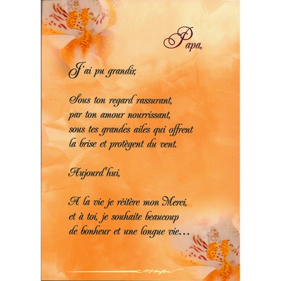 Carte Joyeux Anniversaire Papa Triple 3 Volets Avec Poeme Enveloppe Eur 2 25 Picclick Fr