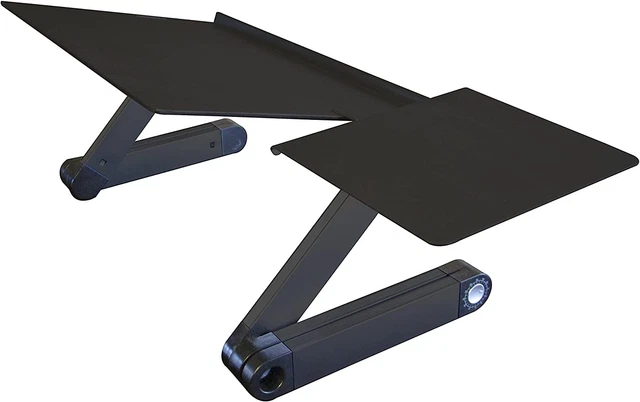 Workez Keyboard and Mouse Tray Ergonomic On-Desk Riser Stand Adjustable Height A