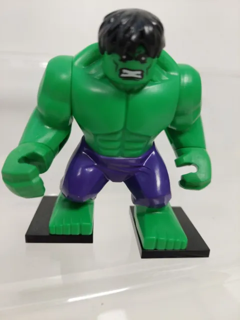 Raro Lego Hulk (Pantaloncini Viola) Set Lego 76018 Hulk Smash Lab Mini Figure Grande