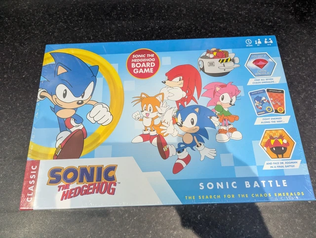 SONIC THE HEDGEHOG Board Game - Sonic Battle - The Search for the Chaos ...