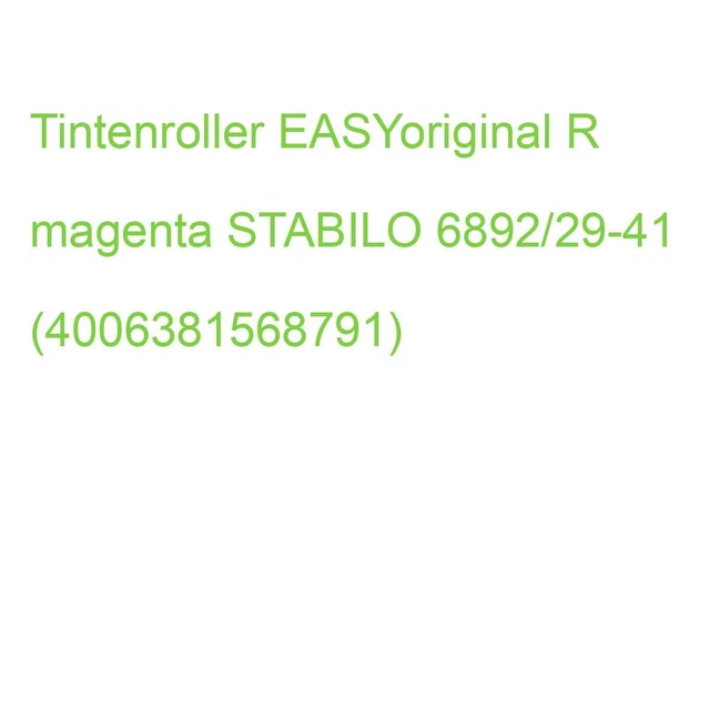 Tintenroller EASYoriginal R magenta STABILO 6892/29-41 (4006381568791)