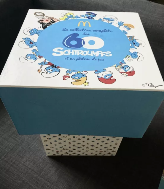 Collection Schtroumpfs Mc do Complet - Figurines McDonald's 2018 + Coffret RARE