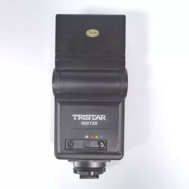 Vintage Tristar 320TZB Flash for Film Cameras with Universal Hot Shoe Mount