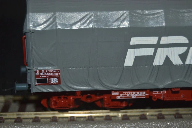 Roco 46915.1 Wagon Bache Type Shimms Fret Sncf Ho 5
