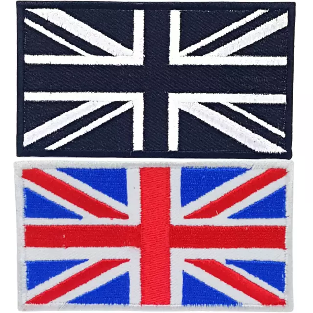 Union Jack Flag Embroidery Sew On Iron On Patch Badge FREE UK POST