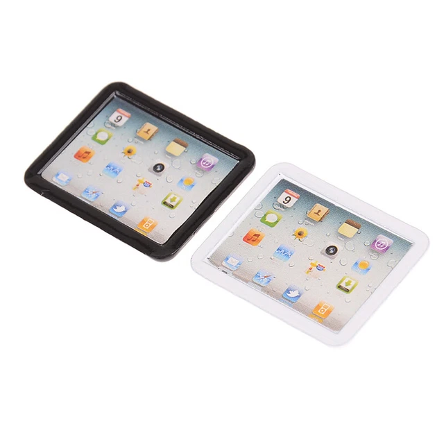 1:12 laptop computer pad toy Dollhouse Miniature Toy Kitchen room Decoration&7H