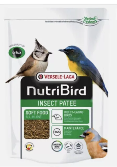 Versele laga Nutribird Insecte Patee 1kg - Nourriture pour Tous Manger Oiseaux