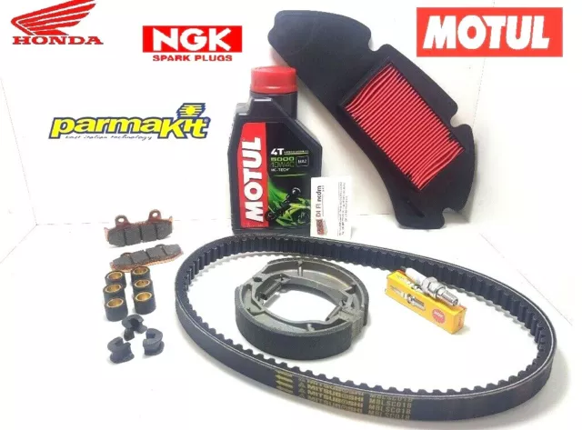 Kit Tagliando Honda Sh 125/150 2005-2008 Olio Candela Cinghia Pastiglie Ganasce