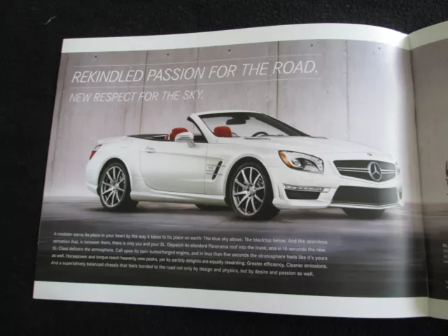 2013 Mercedes Benz SL-class Brochure SL550 SL63 SL65 AMG R231 & Brabus Catalog 3