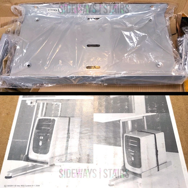 IKEA SUMMERA PC TOWER SHELF Galant desk attachment computer holder 300.