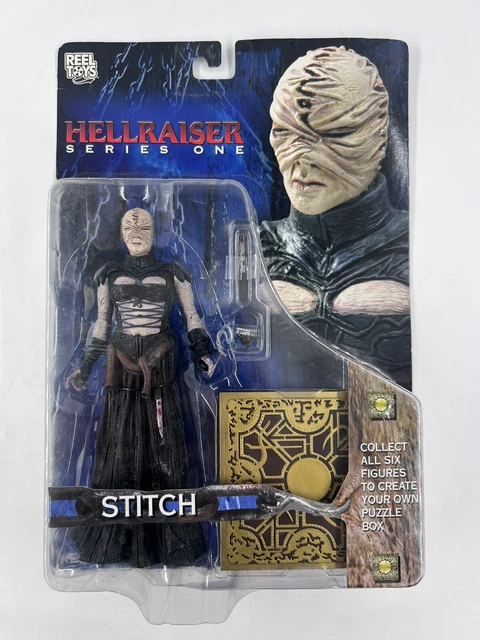 Hellraiser Stitch Cenobite Series 1 2003 Neca Reel Toys Figure New Puzzle Box Hellraiser Stitch Cenobite Series 1 2003 Neca Reel Toys Figure New Puzzle Box