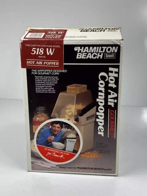 Vintage Hamilton Beach Scovill Popaire 5 Hot Air Popcorn Popper Model 518 *Nice*