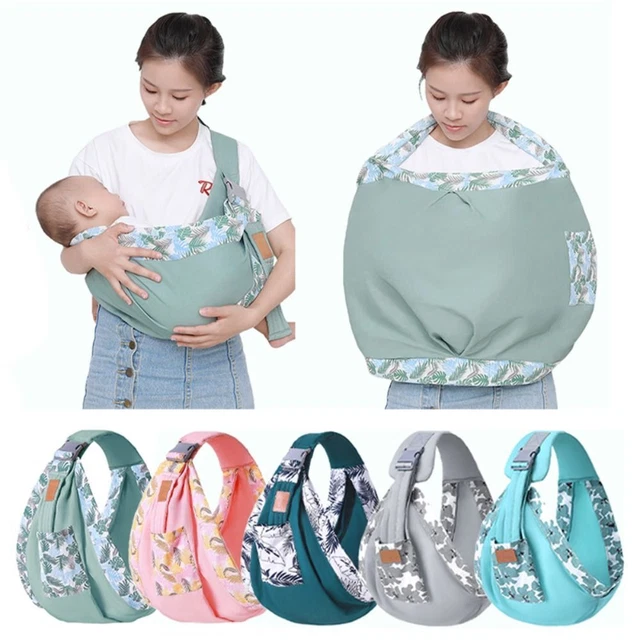 THREE USAGES BABY Carrier Mesh Fabric Newborn Sling New Baby Wrap ...